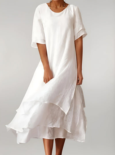 Daphne™ | Robe Longue Élégante en Coton