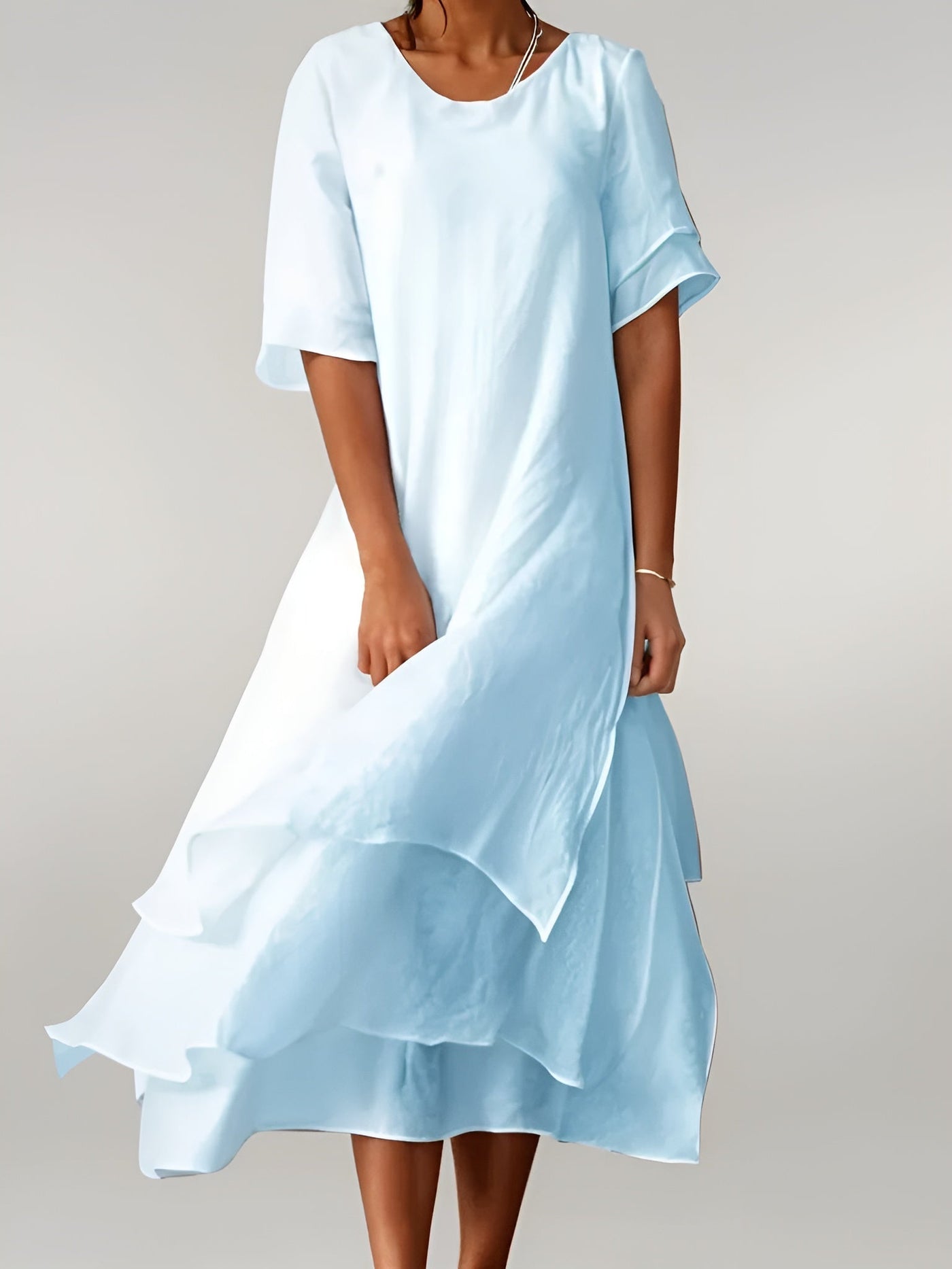 Daphne™ | Robe Longue Élégante en Coton