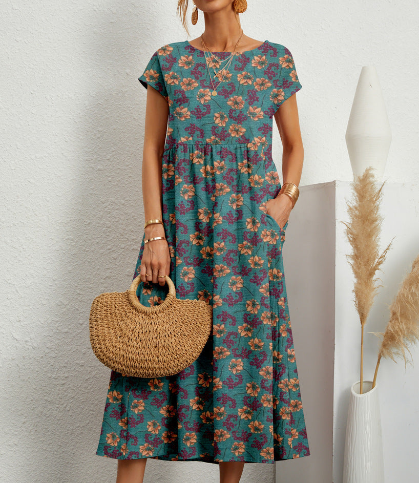 Joséphine™ | Robe Fleurie Élégante