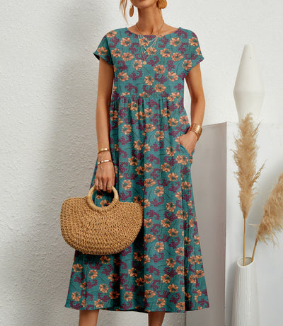 Joséphine™ | Robe Fleurie Élégante