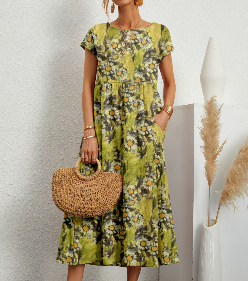 Joséphine™ | Robe Fleurie Élégante