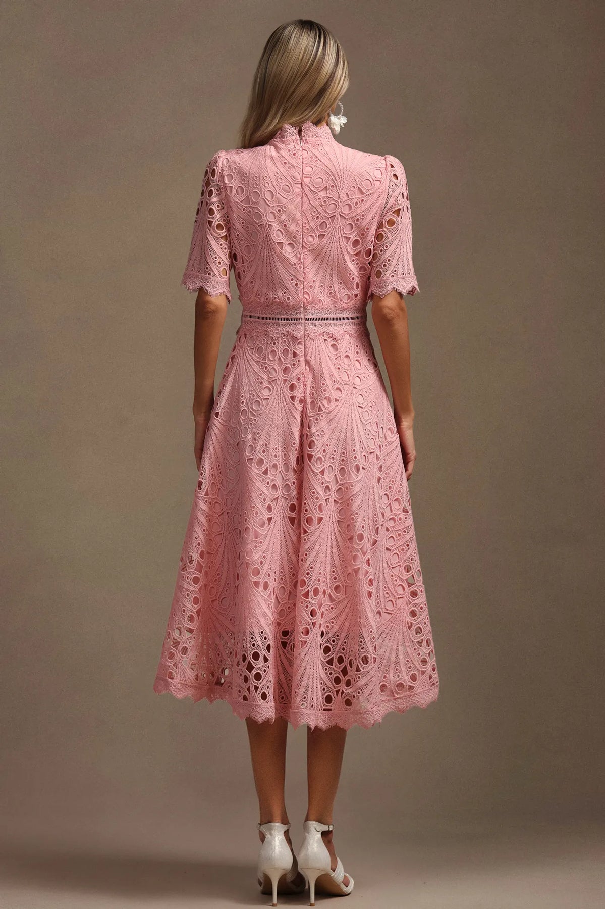 Violette™| Robe avec Broderie Florale