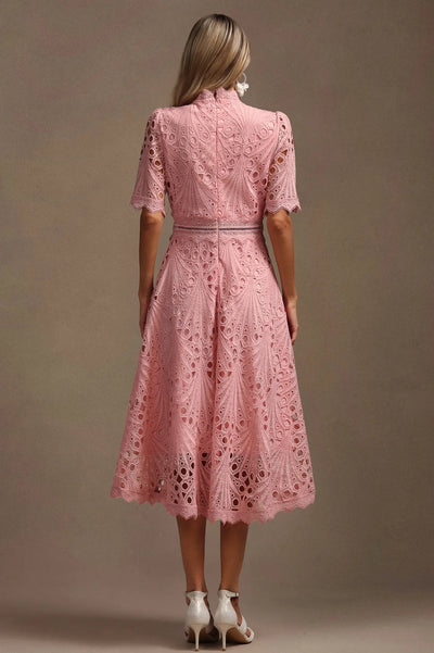 Violette™| Robe avec Broderie Florale