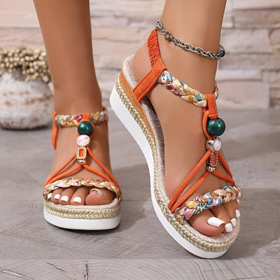 Thérèse™ | Sandales à Talons Compensés Confortables