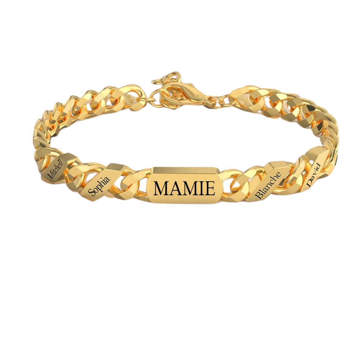 Chérilien™ | Bracelet Gravé pour Grand-Mère