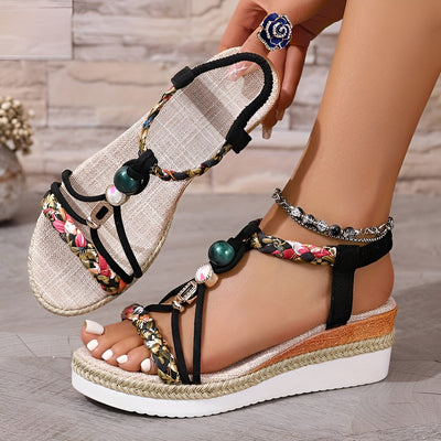 Thérèse™ | Sandales à Talons Compensés Confortables