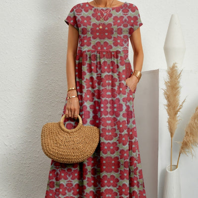 Joséphine™ | Robe Fleurie Élégante