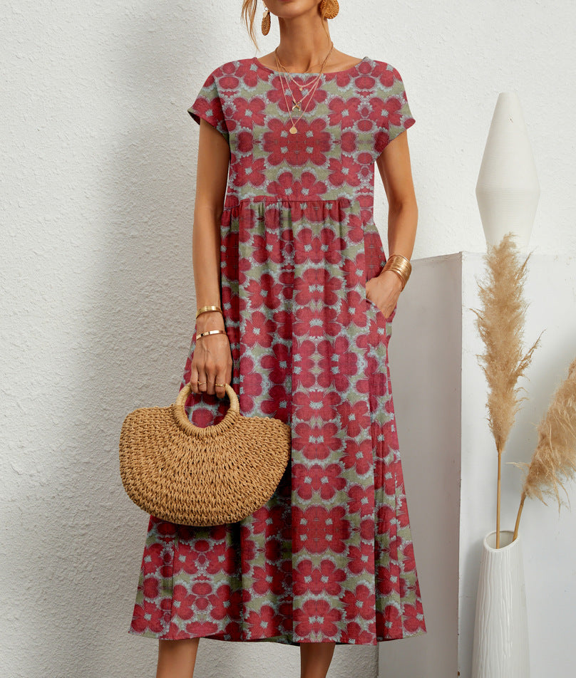 Joséphine™ | Robe Fleurie Élégante