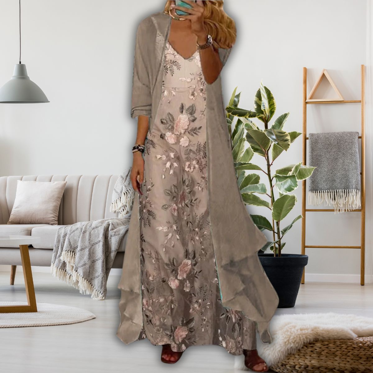 Livina™ | Robe Fleurie Élégante