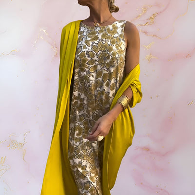 Sidonie™ | Robe Élégante avec Cardigan