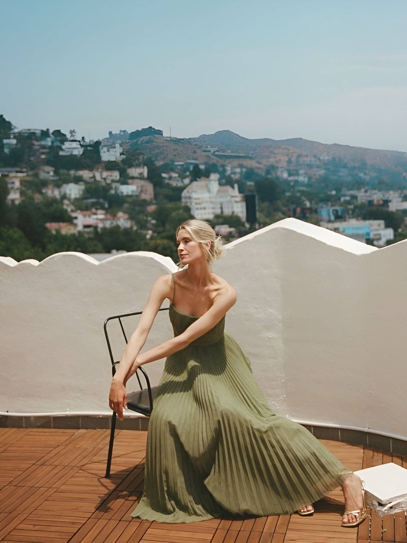 Veronika™ | Élégante Robe Olive