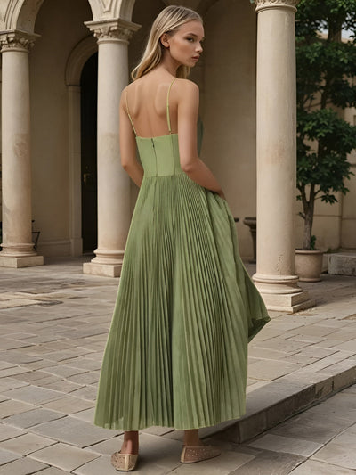 Veronika™ | Élégante Robe Olive