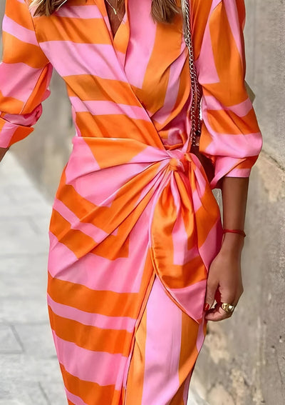 Hannah™ | Robe Portefeuille à Motifs