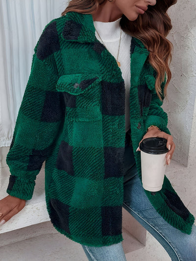 Lucie™ | Veste Polaire à Carreaux