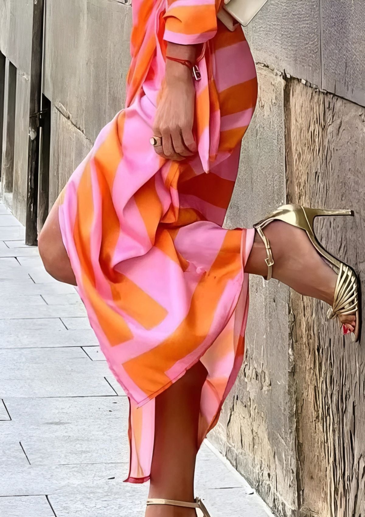 Hannah™ | Robe Portefeuille à Motifs