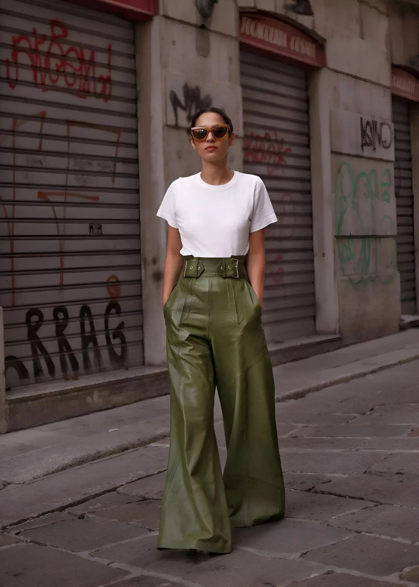 Jade™ | Pantalon Taille Haute Évasé