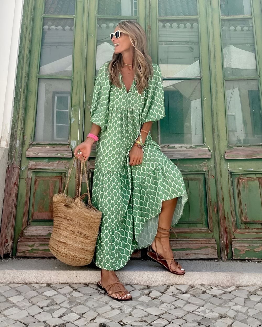 Eleonora™ | Robe Maxi Bohème en Coton