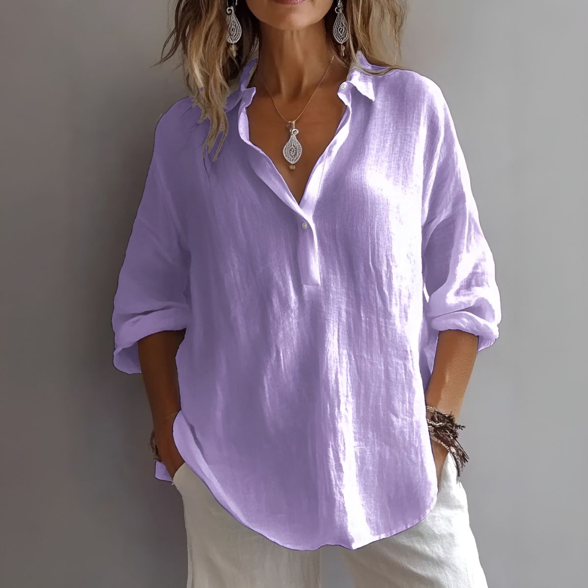 Avelina™ | Blouse Élégance Décontractée