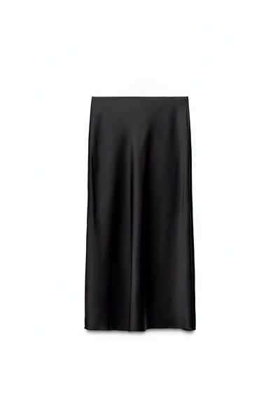 Lucille™ | Jupe Midi en Satin