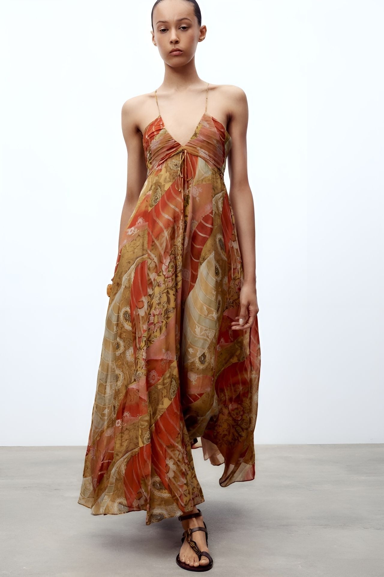 Émilienne™ | Robe à Imprimé Floral