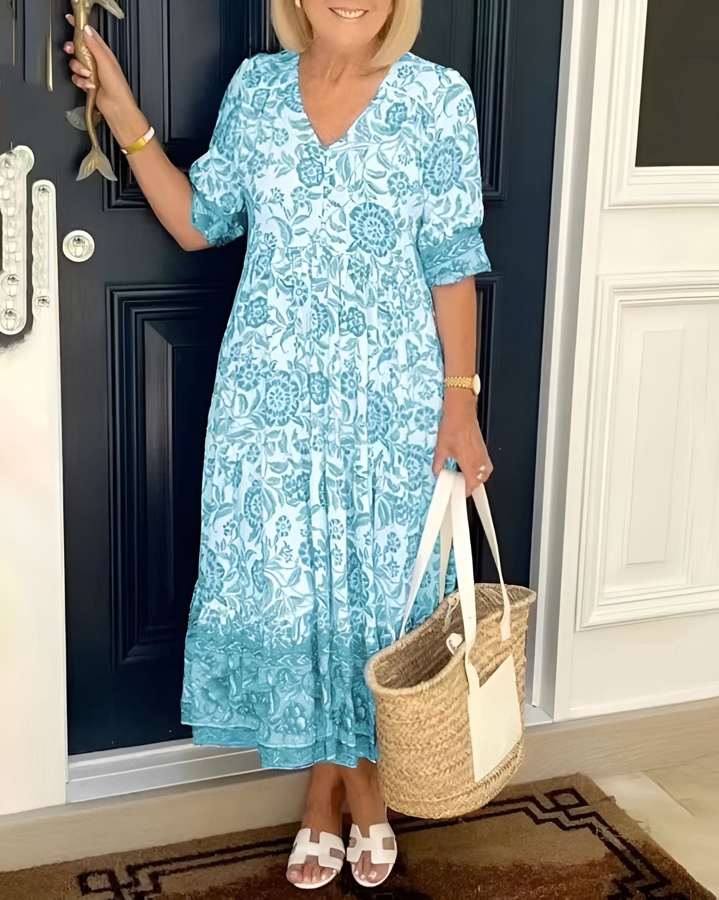 Hedda™ | Robe bohème à décolleté en V