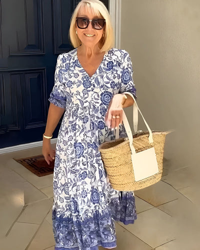 Hedda™ | Robe bohème à décolleté en V