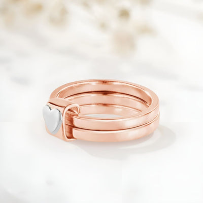 Amoria™ | Bague Personnalisée avec Noms Gravés