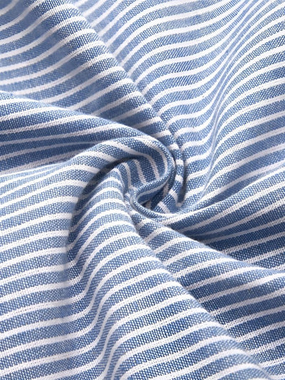 Adéline™ | Robe Midi Élégante à Rayures