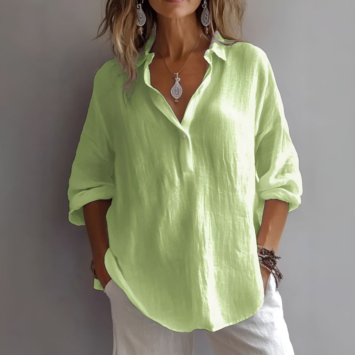Avelina™ | Blouse Élégance Décontractée