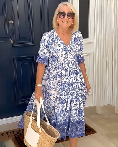 Hedda™ | Robe bohème à décolleté en V