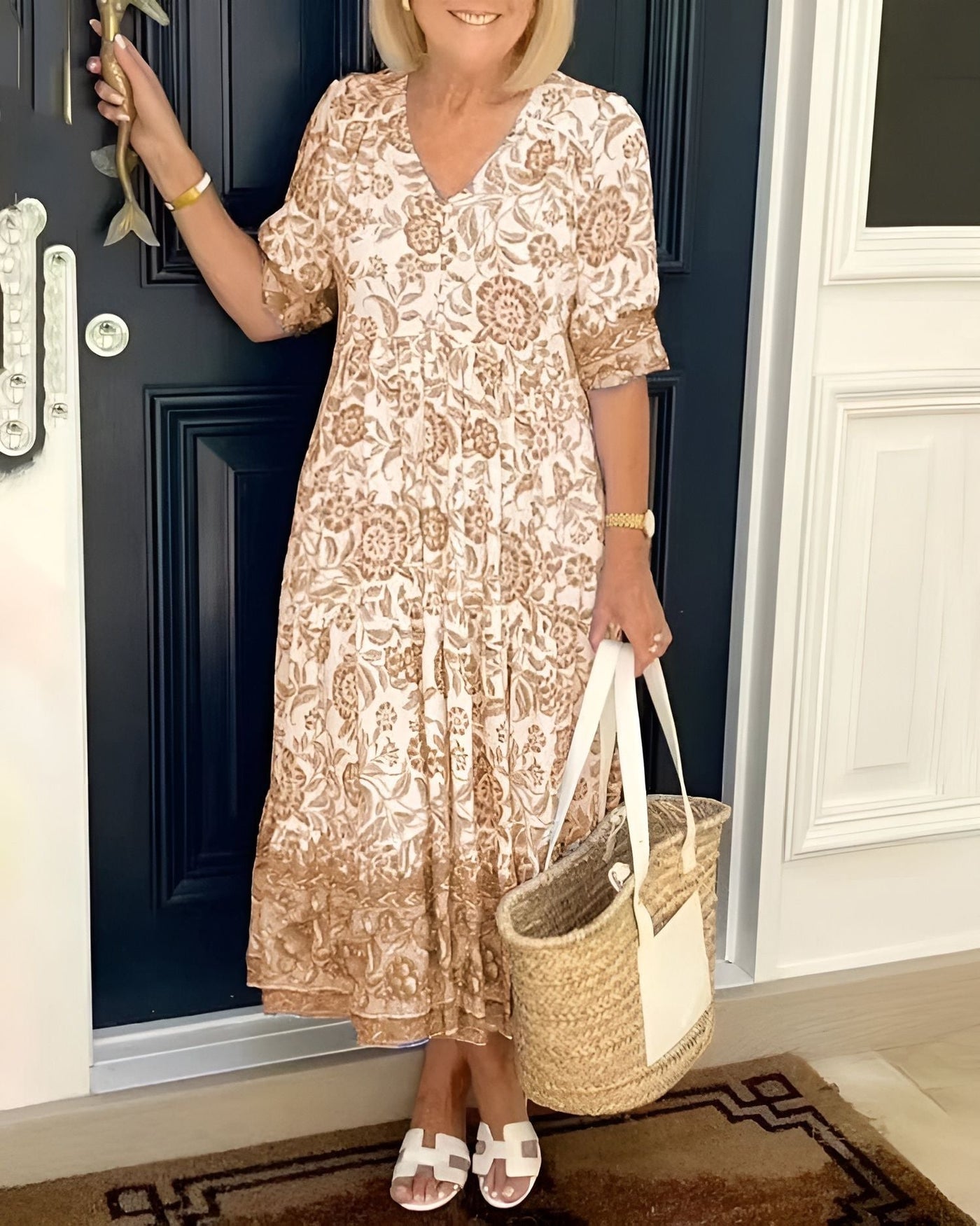 Hedda™ | Robe bohème à décolleté en V