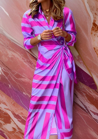 Hannah™ | Robe Portefeuille à Motifs