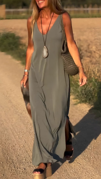 Élisa™ | Robe Élégante sans Manches
