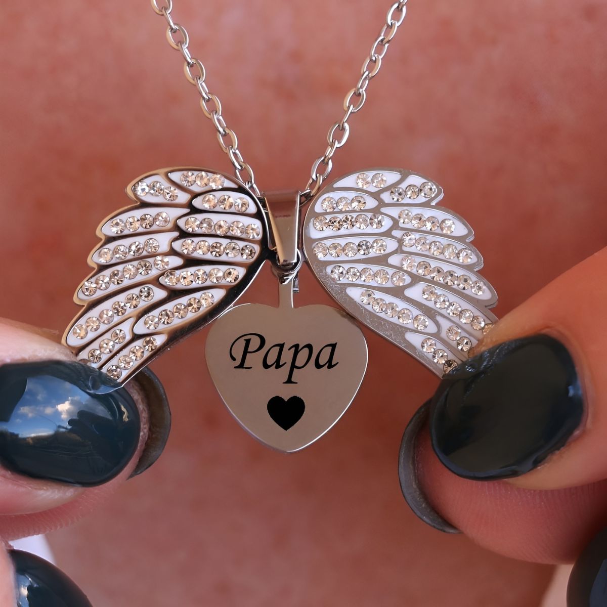 Cœurange™ | Collier Gravé de Souvenir Éternel