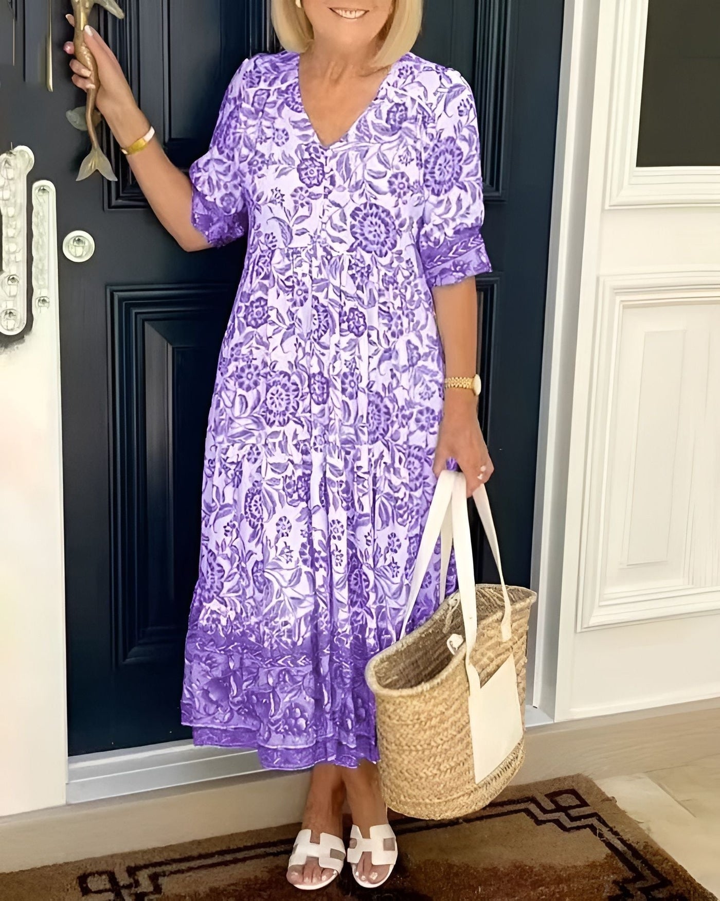 Hedda™ | Robe bohème à décolleté en V