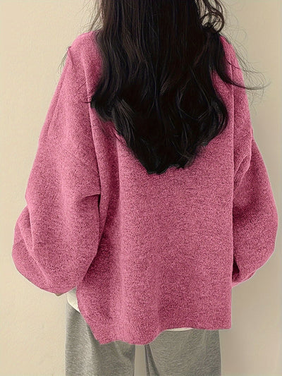 Noémie™ | Pull décontracté à Col Rond