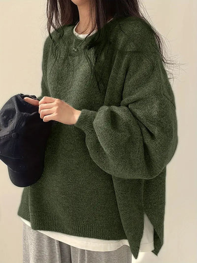 Noémie™ | Pull décontracté à Col Rond