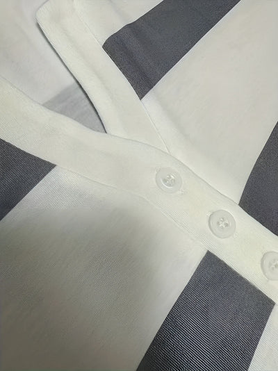 Denise™ | T-shirt à Imprimé Rayé