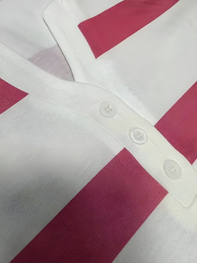 Denise™ | T-shirt à Imprimé Rayé